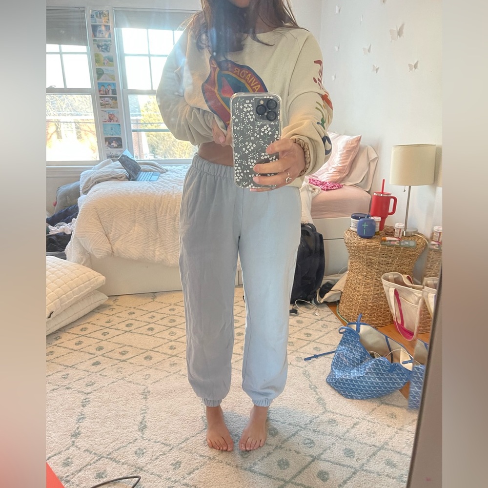 baby blue brandy sweats
